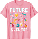 Future Inventor Exploration Invention Smart Creator Kids T-Shirt