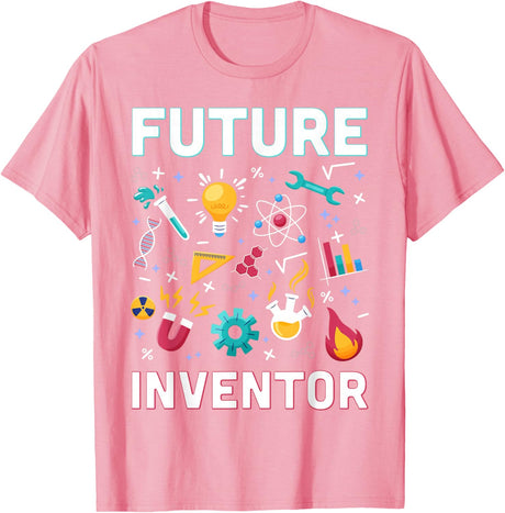 Future Inventor Exploration Invention Smart Creator Kids T-Shirt
