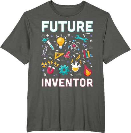 Future Inventor Exploration Invention Smart Creator Kids T-Shirt
