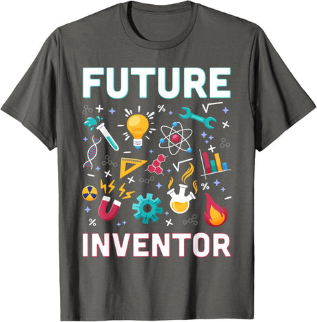 Future Inventor Exploration Invention Smart Creator Kids T-Shirt