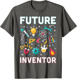 Future Inventor Exploration Invention Smart Creator Kids T-Shirt
