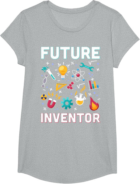 Future Inventor Exploration Invention Smart Creator Kids T-Shirt