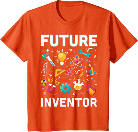 Future Inventor Exploration Invention Smart Creator Kids T-Shirt