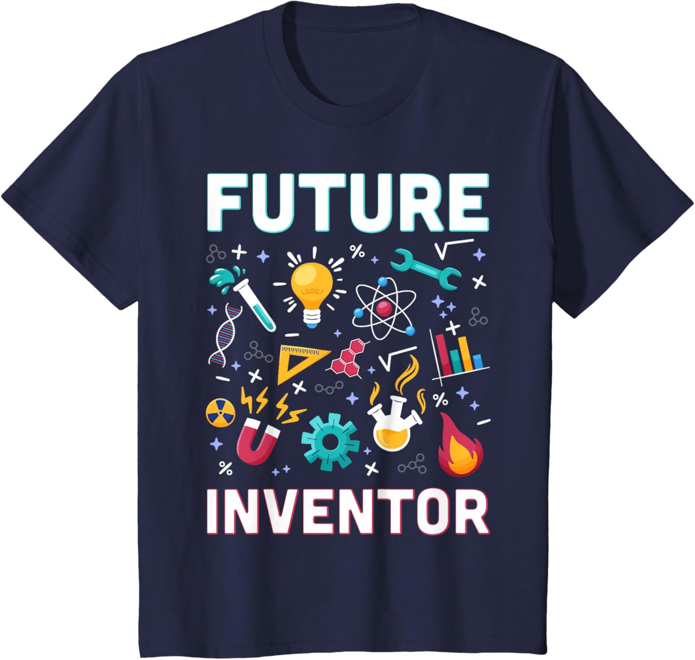 Future Inventor Exploration Invention Smart Creator Kids T-Shirt