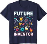Future Inventor Exploration Invention Smart Creator Kids T-Shirt