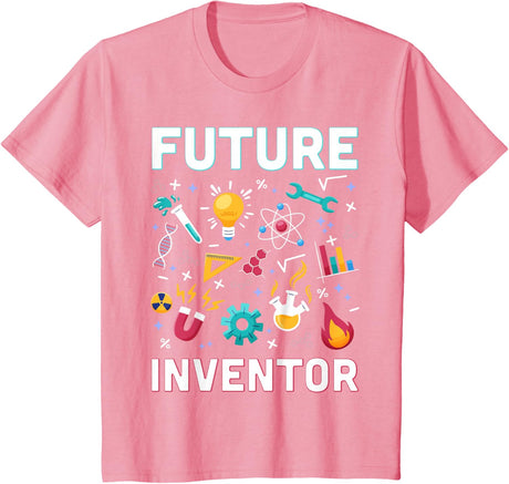 Future Inventor Exploration Invention Smart Creator Kids T-Shirt