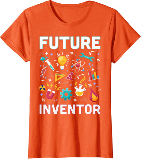 Future Inventor Exploration Invention Smart Creator Kids T-Shirt