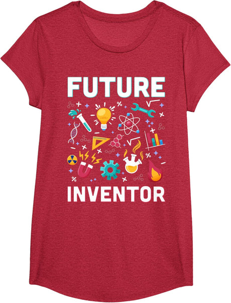 Future Inventor Exploration Invention Smart Creator Kids T-Shirt