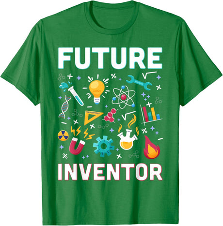 Future Inventor Exploration Invention Smart Creator Kids T-Shirt