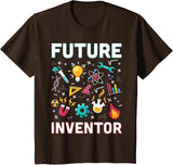 Future Inventor Exploration Invention Smart Creator Kids T-Shirt