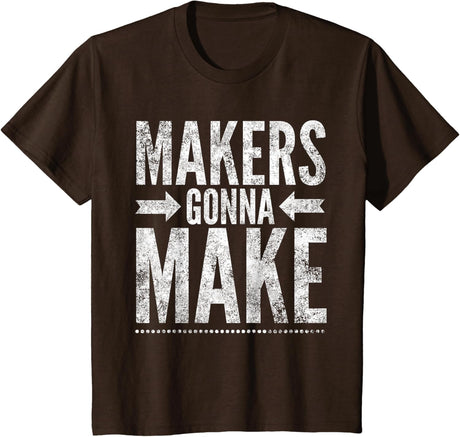 Maker Tee, Funny DIY Makerspace Builder Inventor Creative T-Shirt
