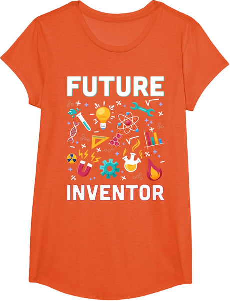 Future Inventor Exploration Invention Smart Creator Kids T-Shirt