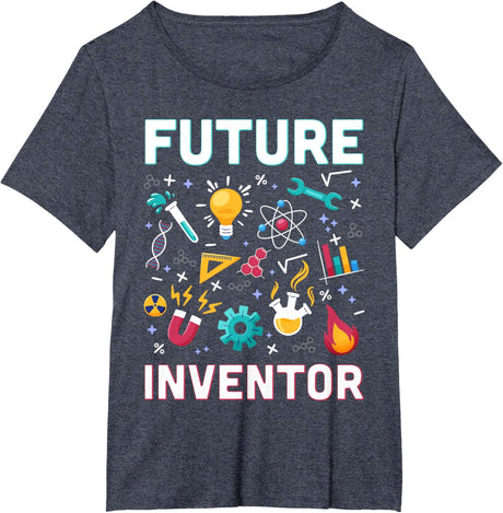 Future Inventor Exploration Invention Smart Creator Kids T-Shirt