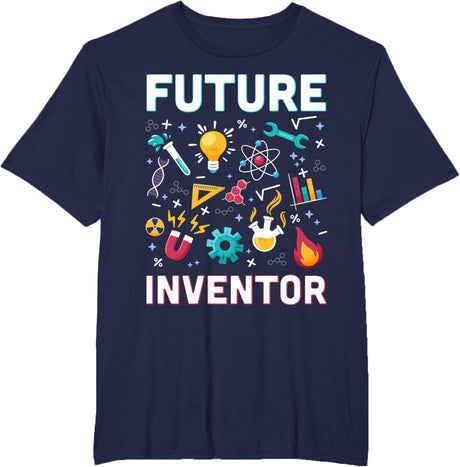 Future Inventor Exploration Invention Smart Creator Kids T-Shirt
