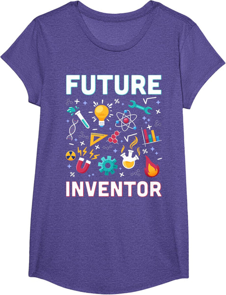 Future Inventor Exploration Invention Smart Creator Kids T-Shirt