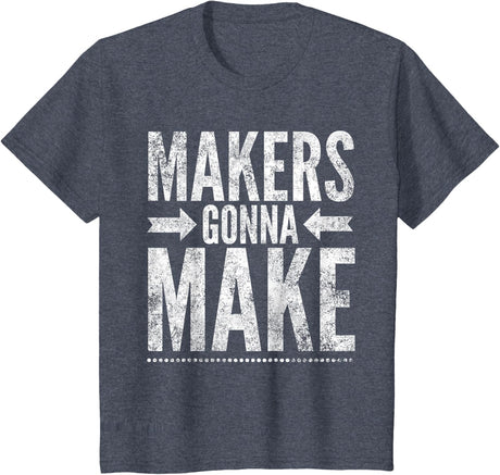 Maker Tee, Funny DIY Makerspace Builder Inventor Creative T-Shirt