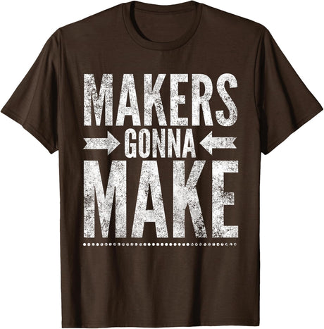 Maker Tee, Funny DIY Makerspace Builder Inventor Creative T-Shirt