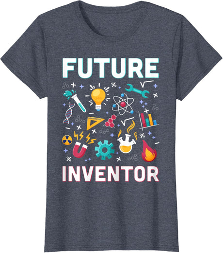 Future Inventor Exploration Invention Smart Creator Kids T-Shirt