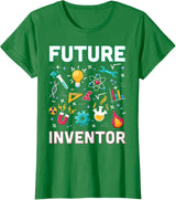Future Inventor Exploration Invention Smart Creator Kids T-Shirt