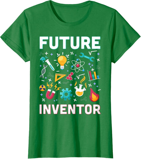 Future Inventor Exploration Invention Smart Creator Kids T-Shirt