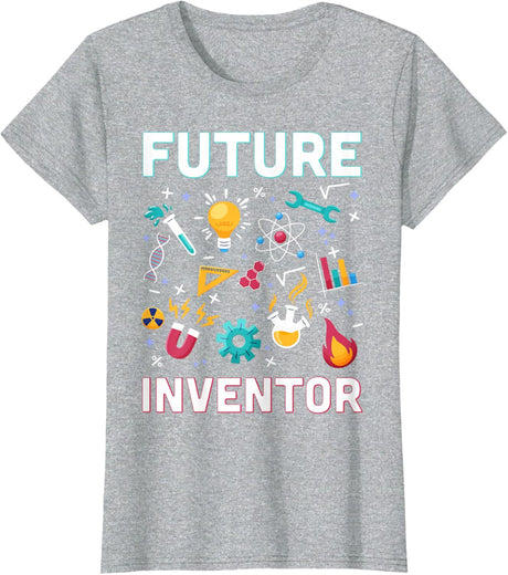 Future Inventor Exploration Invention Smart Creator Kids T-Shirt