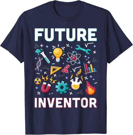 Future Inventor Exploration Invention Smart Creator Kids T-Shirt