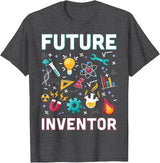 Future Inventor Exploration Invention Smart Creator Kids T-Shirt