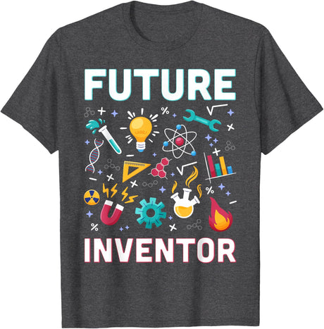 Future Inventor Exploration Invention Smart Creator Kids T-Shirt
