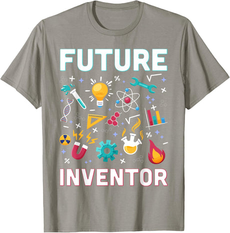 Future Inventor Exploration Invention Smart Creator Kids T-Shirt