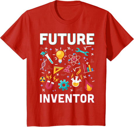 Future Inventor Exploration Invention Smart Creator Kids T-Shirt