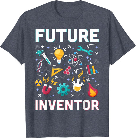 Future Inventor Exploration Invention Smart Creator Kids T-Shirt