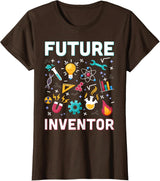 Future Inventor Exploration Invention Smart Creator Kids T-Shirt