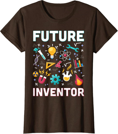 Future Inventor Exploration Invention Smart Creator Kids T-Shirt