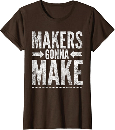 Maker Tee, Funny DIY Makerspace Builder Inventor Creative T-Shirt
