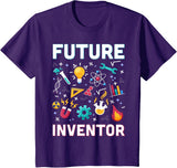 Future Inventor Exploration Invention Smart Creator Kids T-Shirt