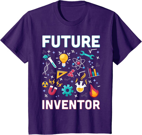 Future Inventor Exploration Invention Smart Creator Kids T-Shirt