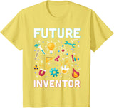 Future Inventor Exploration Invention Smart Creator Kids T-Shirt
