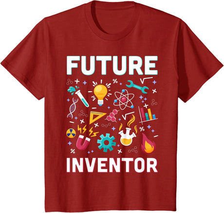 Future Inventor Exploration Invention Smart Creator Kids T-Shirt