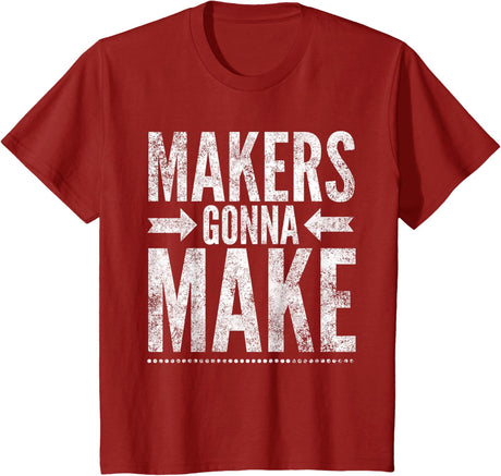 Maker Tee, Funny DIY Makerspace Builder Inventor Creative T-Shirt