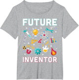 Future Inventor Exploration Invention Smart Creator Kids T-Shirt