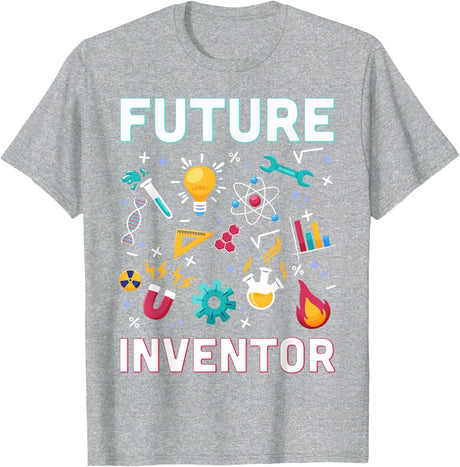 Future Inventor Exploration Invention Smart Creator Kids T-Shirt