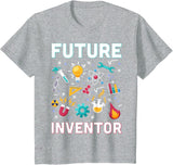 Future Inventor Exploration Invention Smart Creator Kids T-Shirt