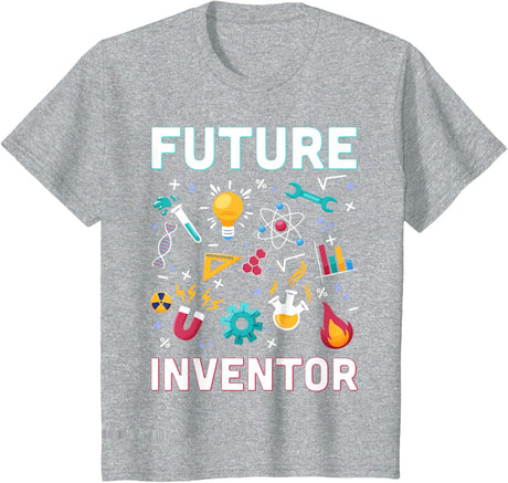 Future Inventor Exploration Invention Smart Creator Kids T-Shirt