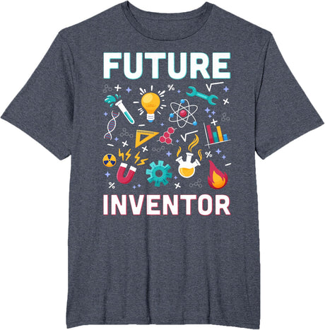 Future Inventor Exploration Invention Smart Creator Kids T-Shirt