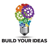 Build Your Ideas Crewneck Sweatshirt Black