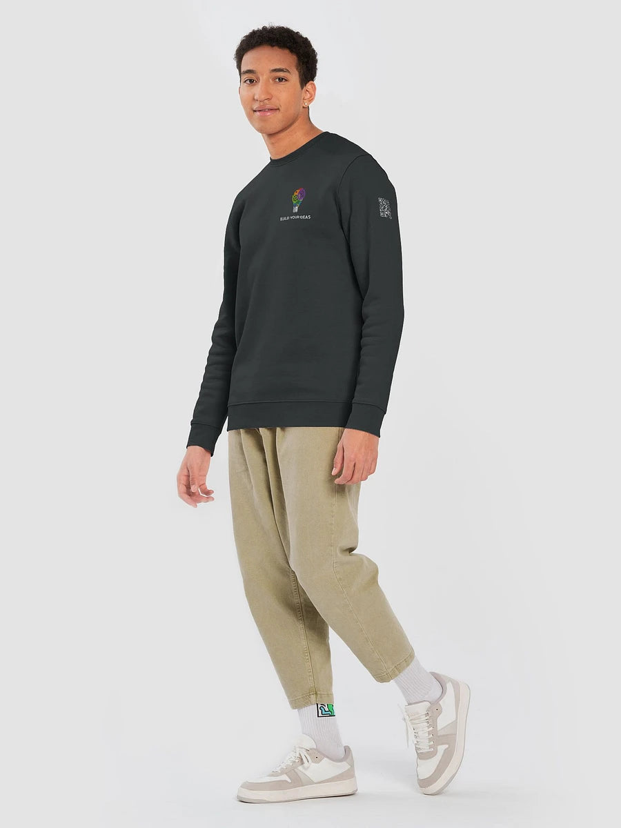 Build Your Ideas Crewneck Sweatshirt Black