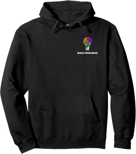 Inspiring Design for Creators Makers and Visionaries Pullover Hoodie