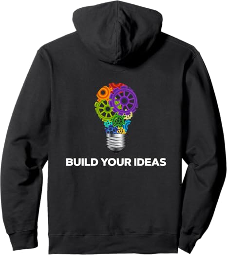 Inspiring Design for Creators Makers and Visionaries Pullover Hoodie