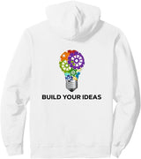 Inspiring Design for Creators Makers and Visionaries Pullover Hoodie