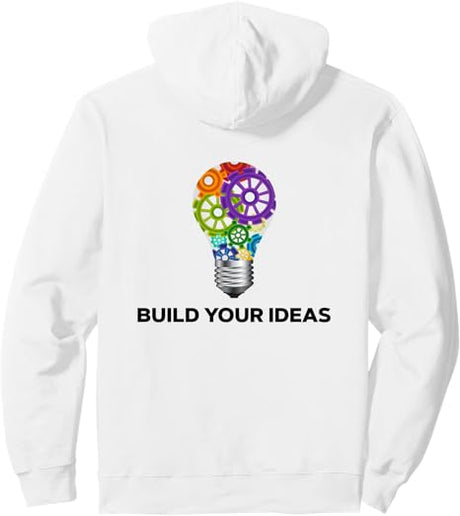 Inspiring Design for Creators Makers and Visionaries Pullover Hoodie
